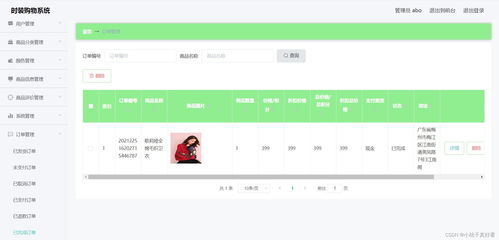 springboot vue網頁時裝購物系統 前后端分離
